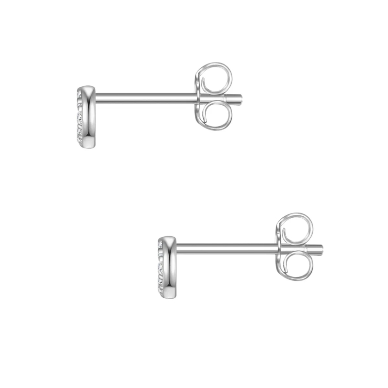 Glanzstücke München Ohrstecker Sterling Silber Ohrstecker Herz silber(Image 3)