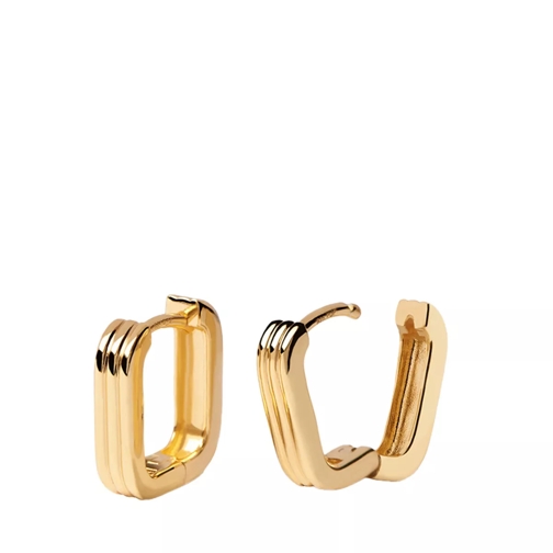PDPAOLA Nova Earrings Gold Créole