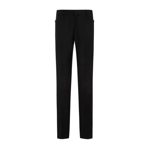 Tom Ford Black Wool Pants Black 