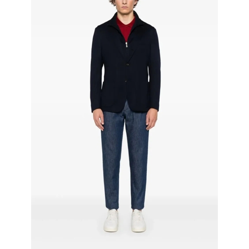 Eleventy Jeans Indigo Blue Drawstring Jeans Blue (Image 2)