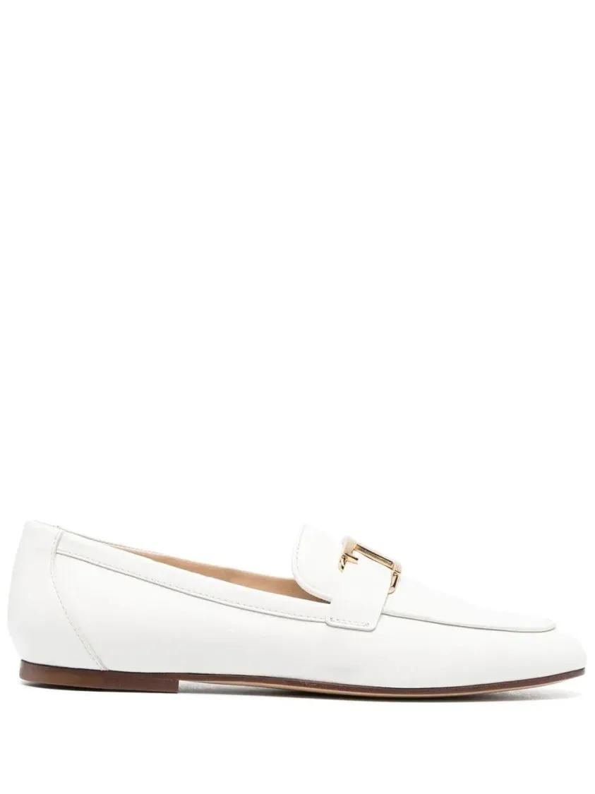 Tod's Cuoio Leg.79A Mocassins White | Ballerina
