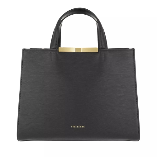 Ted Baker Jaanet Faceted Bow Detail Tote Black Tote