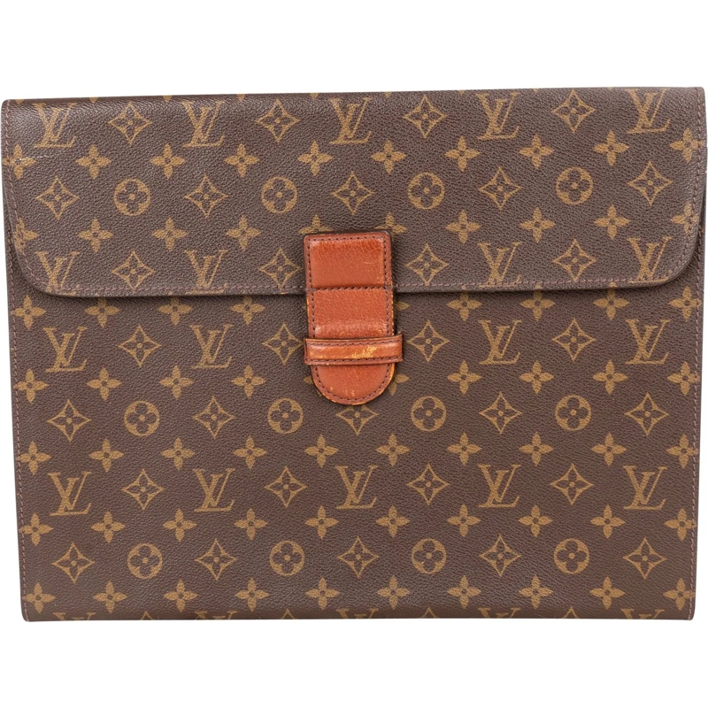 Louis Vuitton Tote Louis Vuitton Canvas Monogram Porte Ministre Clutc braun
