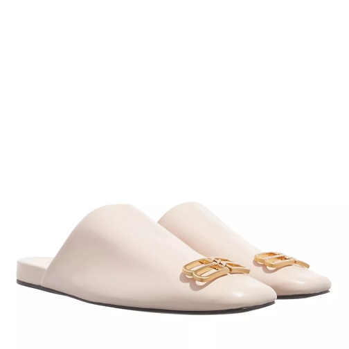 Balenciaga Leather Cosy Slippers Sand Mule