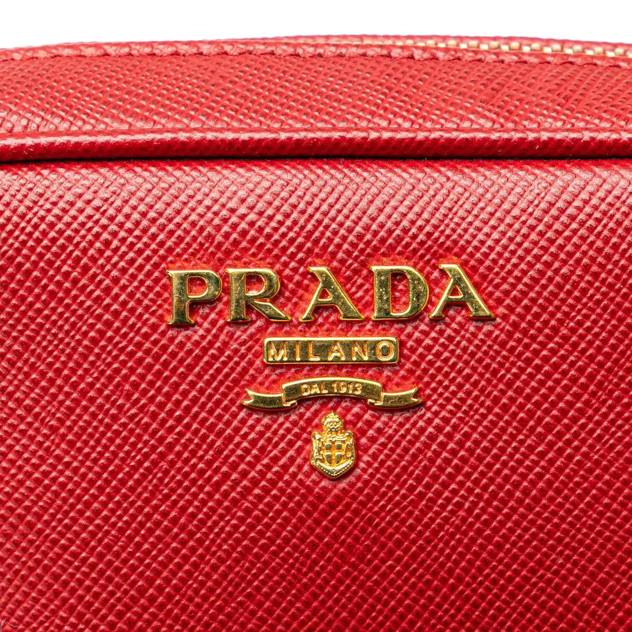 Thumbnail - Prada Kosmetiktaschen - Saffiano Pouch - Gr. unisize - in Rot - für Damen
