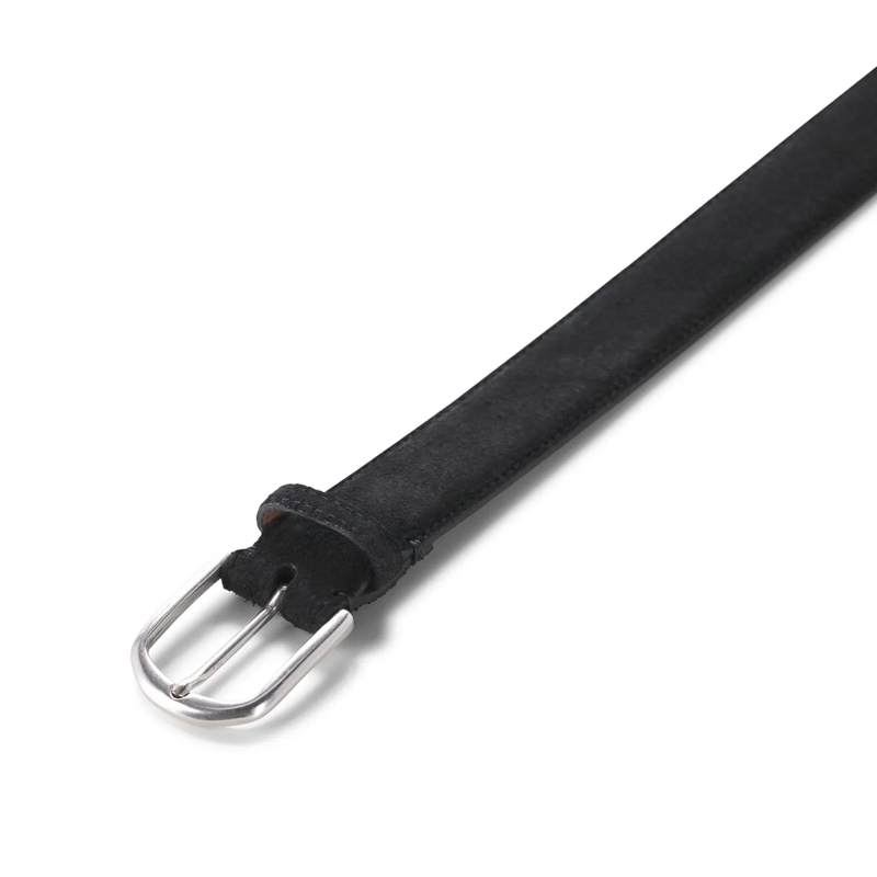 Fausto Colato Riem Gürtel aus Veloursleder blau(Image 6)