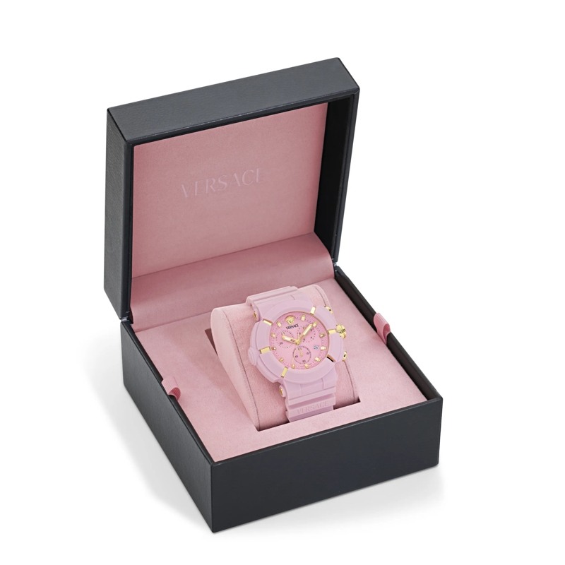 Versace Quarzuhr Quarz Chronograph Uhr Versace Real Active Chrono pink(Image 4)