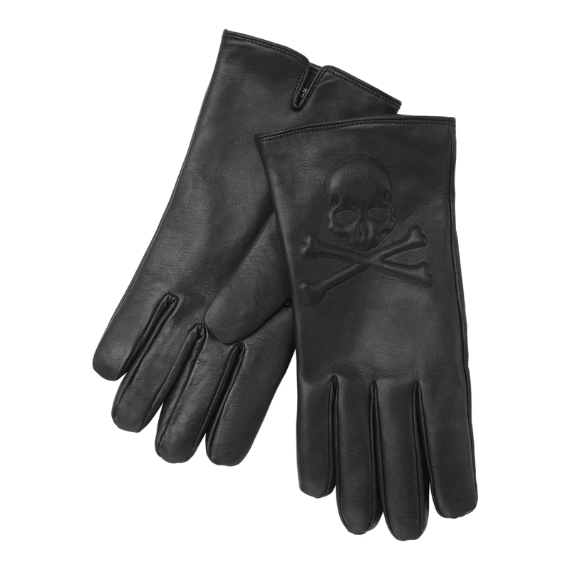 Philipp Plein Handschuhe Handschuhe Skull&Bones schwarz