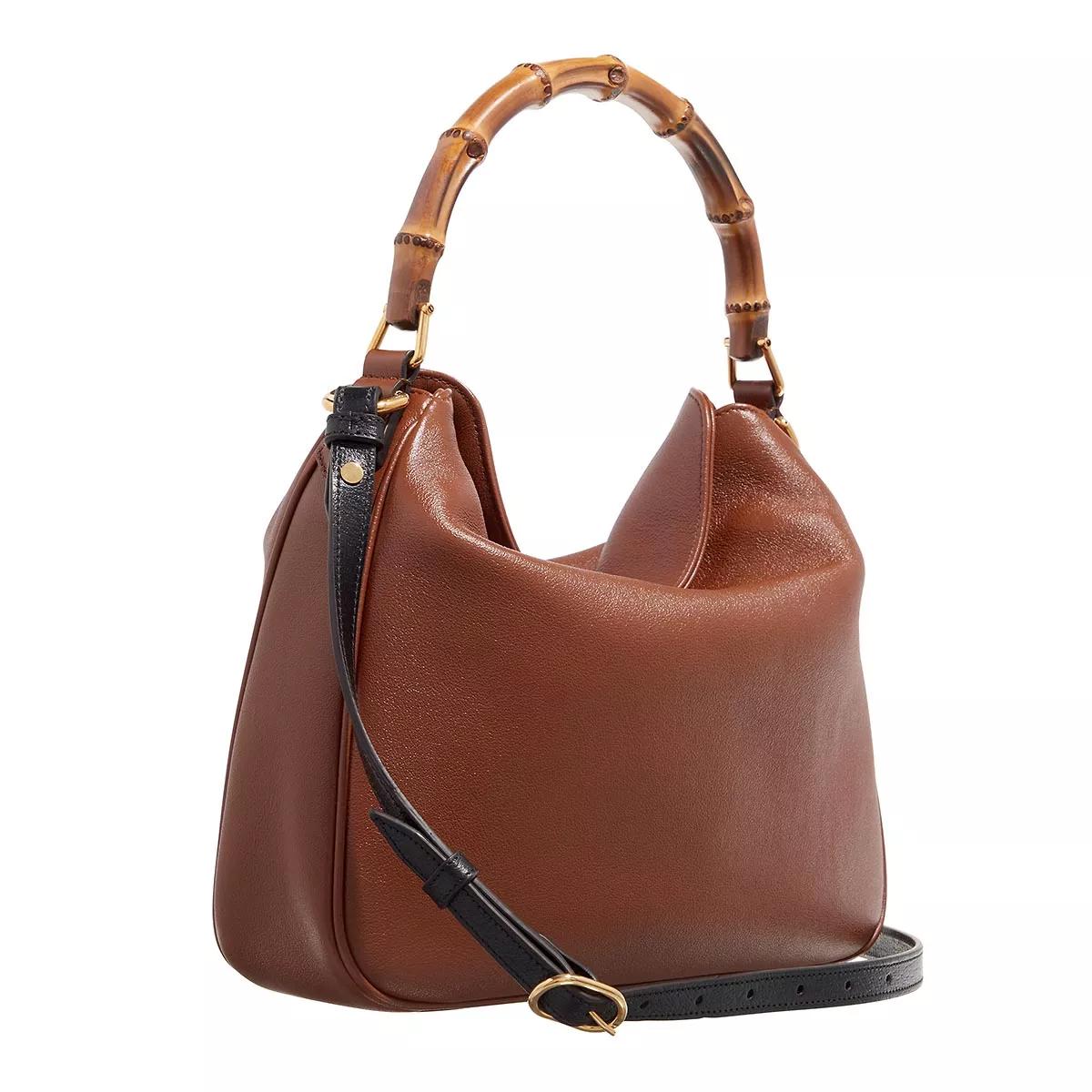 Gucci Medium Diana Shoulder Bag Light Brown Leather Hobo Bag