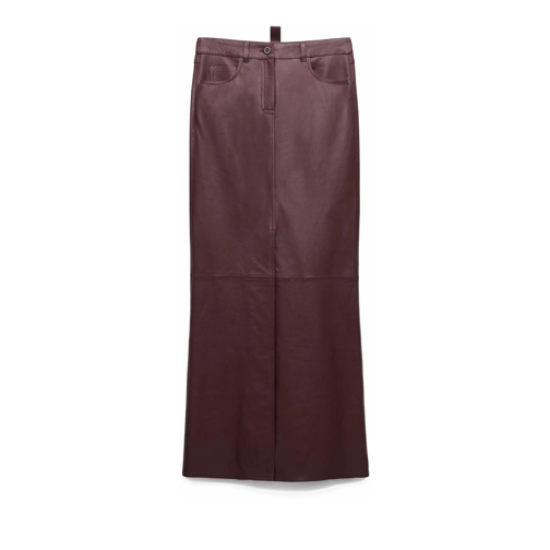 Dorothee Schumacher Mini-Röcke SLEEK STATEMENT skirt bordeaux