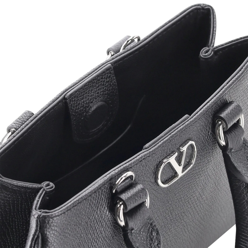 Valentino Garavani Crossbodytas Handtasche aus Leder schwarz(Image 6)