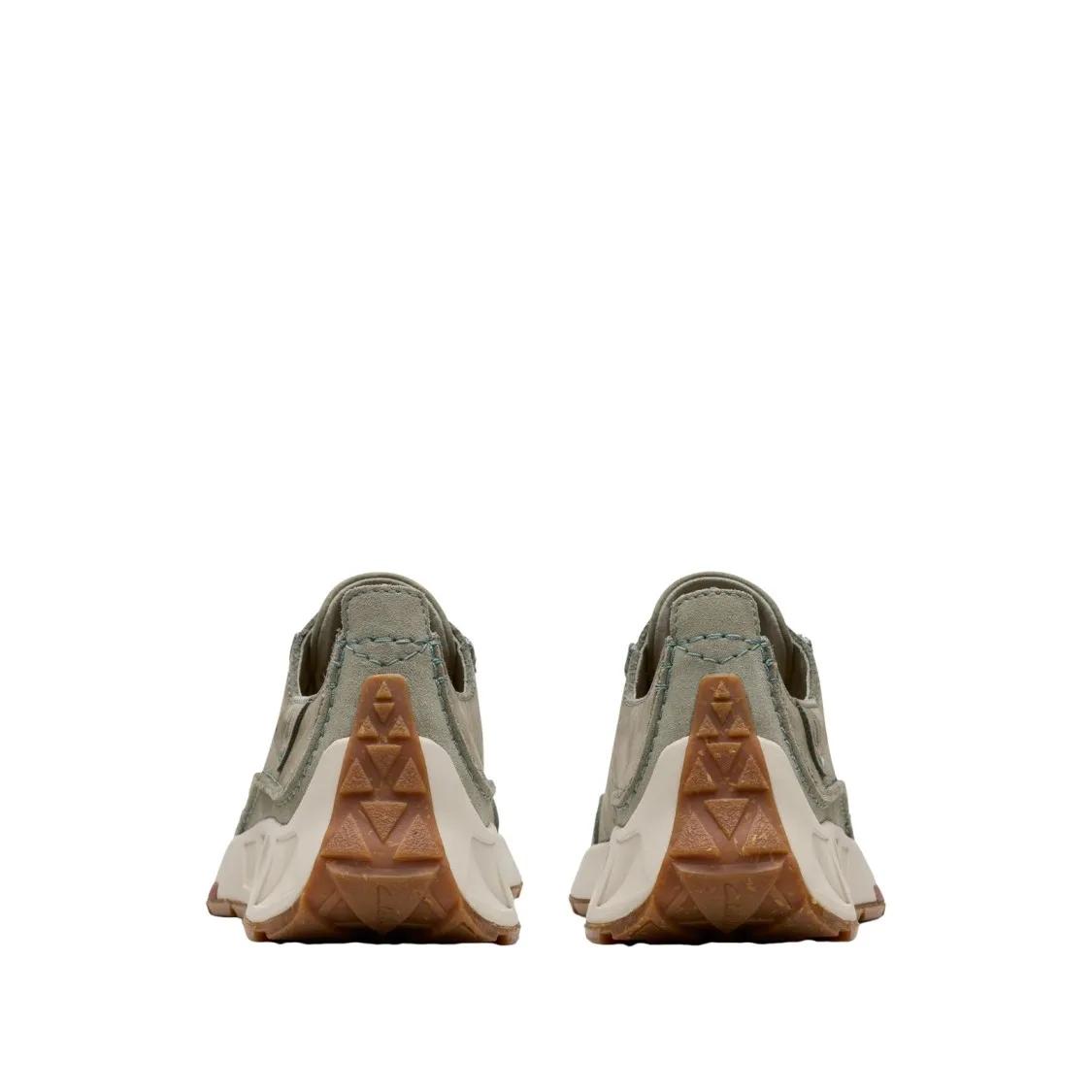 Thumbnail - Clarks Low-Top Sneaker - Nubuck Green Sneakers With Lightweight Cushioning - Gr. 36 (EU) - in Grün - für Damen