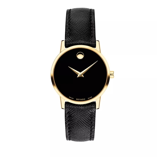 Movado Museum Classic Watch Black/Yellow Gold Dresswatch