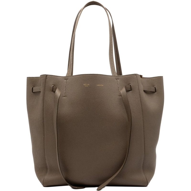 Celine Shopper Small Leather Phantom Cabas Tote braun