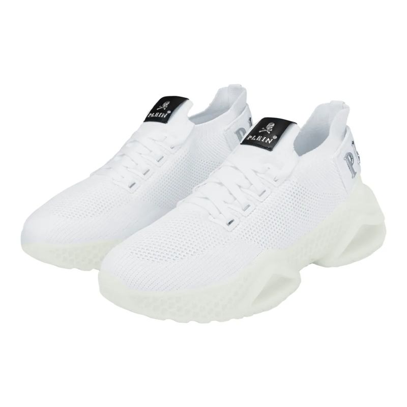 Philipp Plein Low-Top-Sneaker Runner Sneaker Iconic Plein weiss