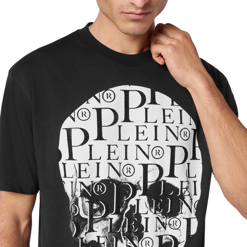 Philipp Plein T-Shirt T-Shirt Skull Mit Schmucksteinen schwarz(Image 5)