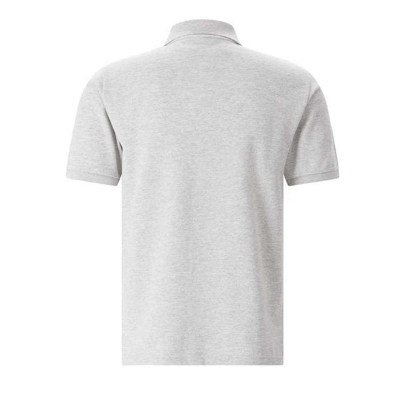 Saint Laurent Poloshirt Poloshirt mit Logo grau(Image 5)