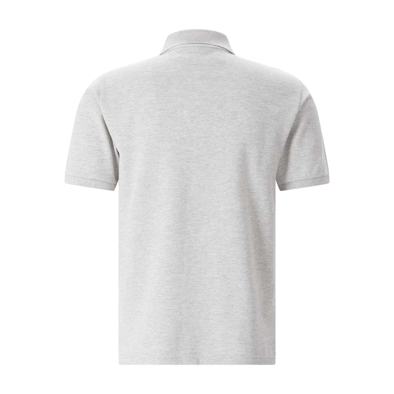 Saint Laurent Polohemd Poloshirt mit Logo grau(Image 7)