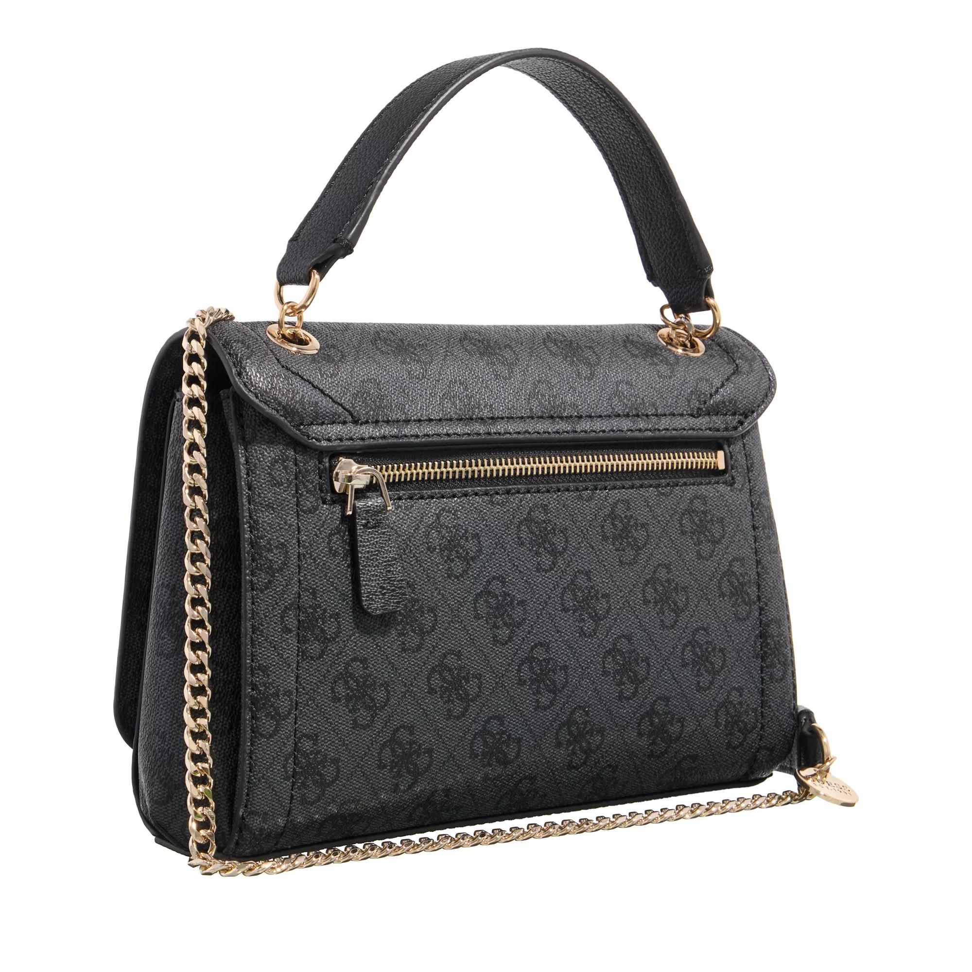 Guess Crossbody bags Noelle Convertible Xbody Flap in donkergrijs