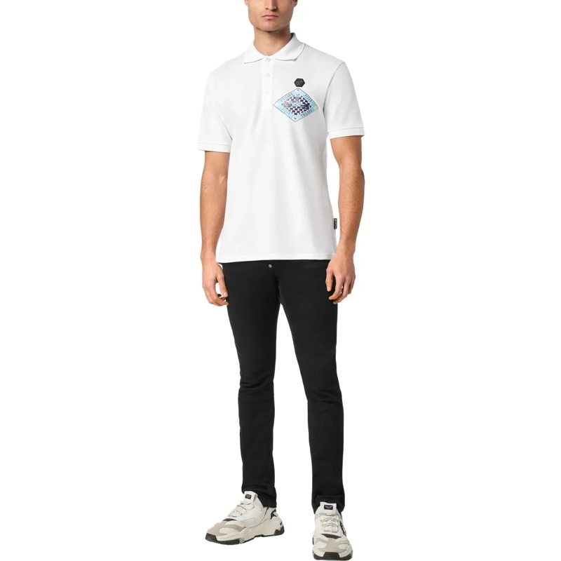 Philipp Plein Top Polohemd weiss(Image 4)