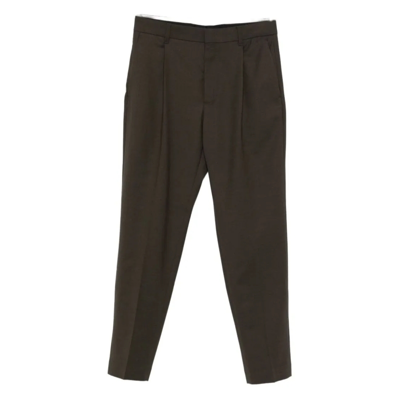 Jacquemus Anzugshose Deep Muted Green Trousers With Tailored Fit Black