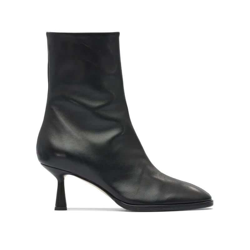 Aeydē Laarzen Pointed Toe Black Ankle Boots Black