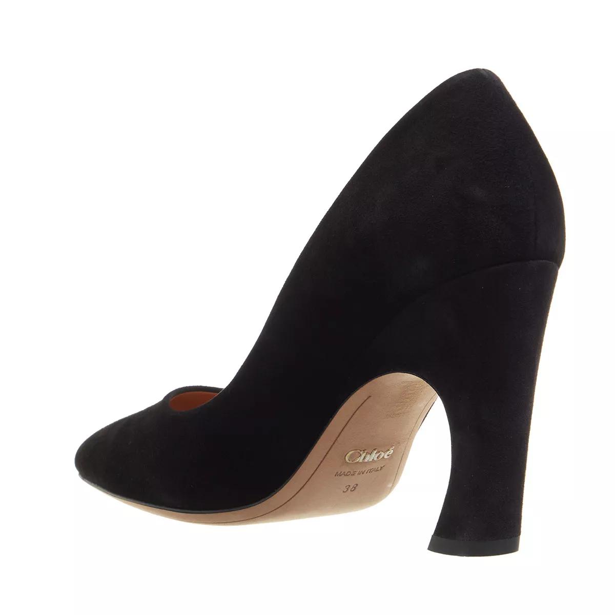 Chloe best sale suede pumps