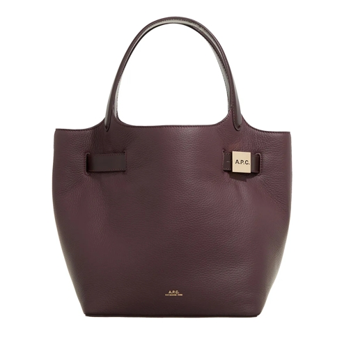 A.P.C. Shopping Bag Sac Daria Burgundy