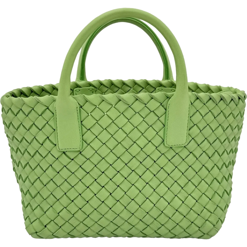 Bottega Veneta Tote Bottega Veneta Mini Cabat - Green grün