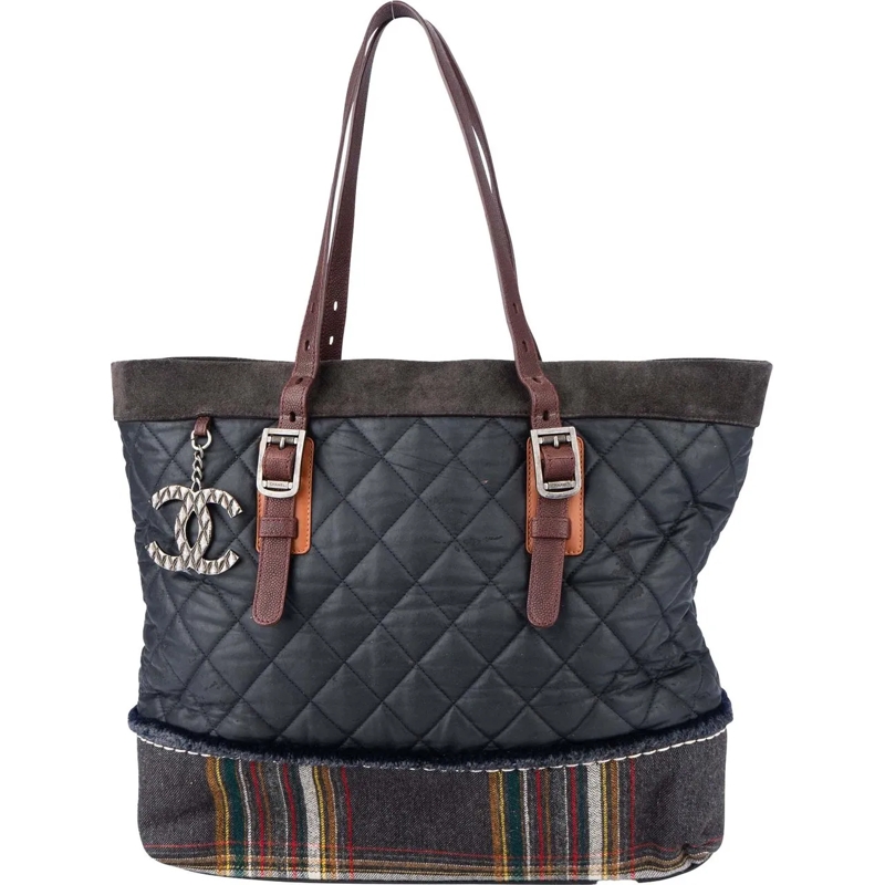 Chanel Sac à bandoulière Chanel Quilted Edinburgh Coco Handbag mehrfarbig
