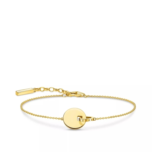 Thomas Sabo Bracelet Together Coin With Gold-Coloured Ring Armband