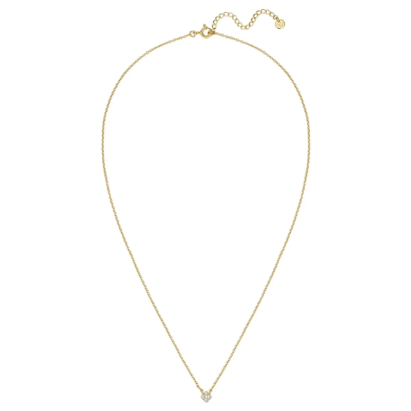 Glanzstücke München Mittellange Halskette Sterling Silber Halskette Zirkonia gold(Image 2)