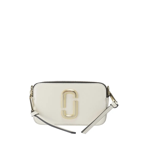 Marc Jacobs Schultertasche Leather Shoulder Bag With Gold-Colored Details White