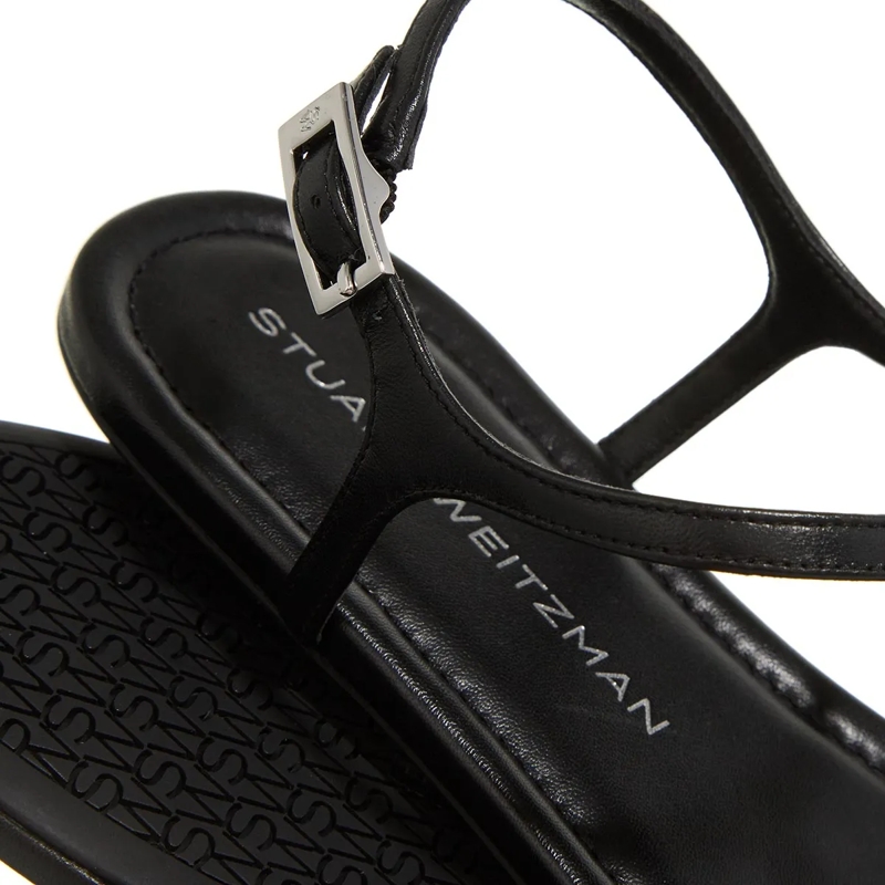 Stuart Weitzman Sandalen Georgie T-Strap Black(Image 6)