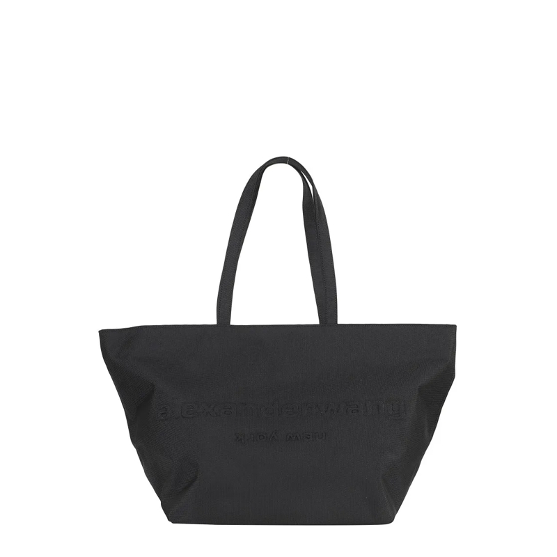Alexander Wang Draagtas Grey Punch Tote Bag Black