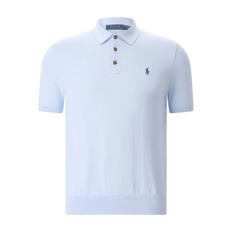 Polo Ralph Lauren Poloshirt Poloshirt aus Baumwolle blau