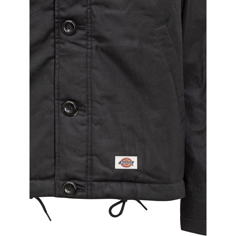 DICKIES Daunenjacke Dickies Threads Giacca Sangrey Waxed schwarz(Image 4)