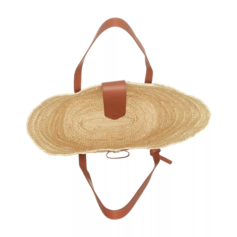 Espadrij l’originale Korbtasche Palm Basket Luxe Buckle Cognac(Image 5)
