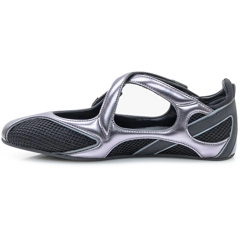 The Attico Ballerinas Ballerine Sportive FLOOR01 silber(Image 4)