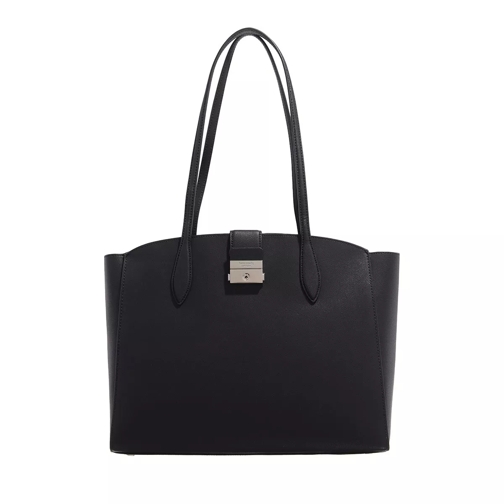 Kate Spade New York Voyage Small Grain Textured Leather Black Tote