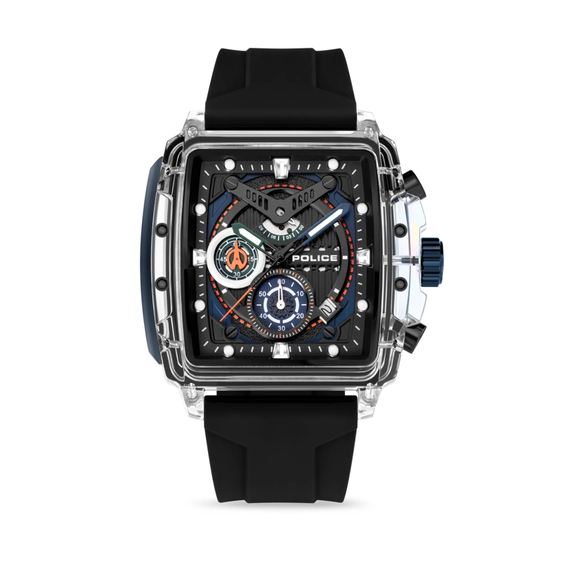 Police Chronograph Quarzuhr Clout schwarz