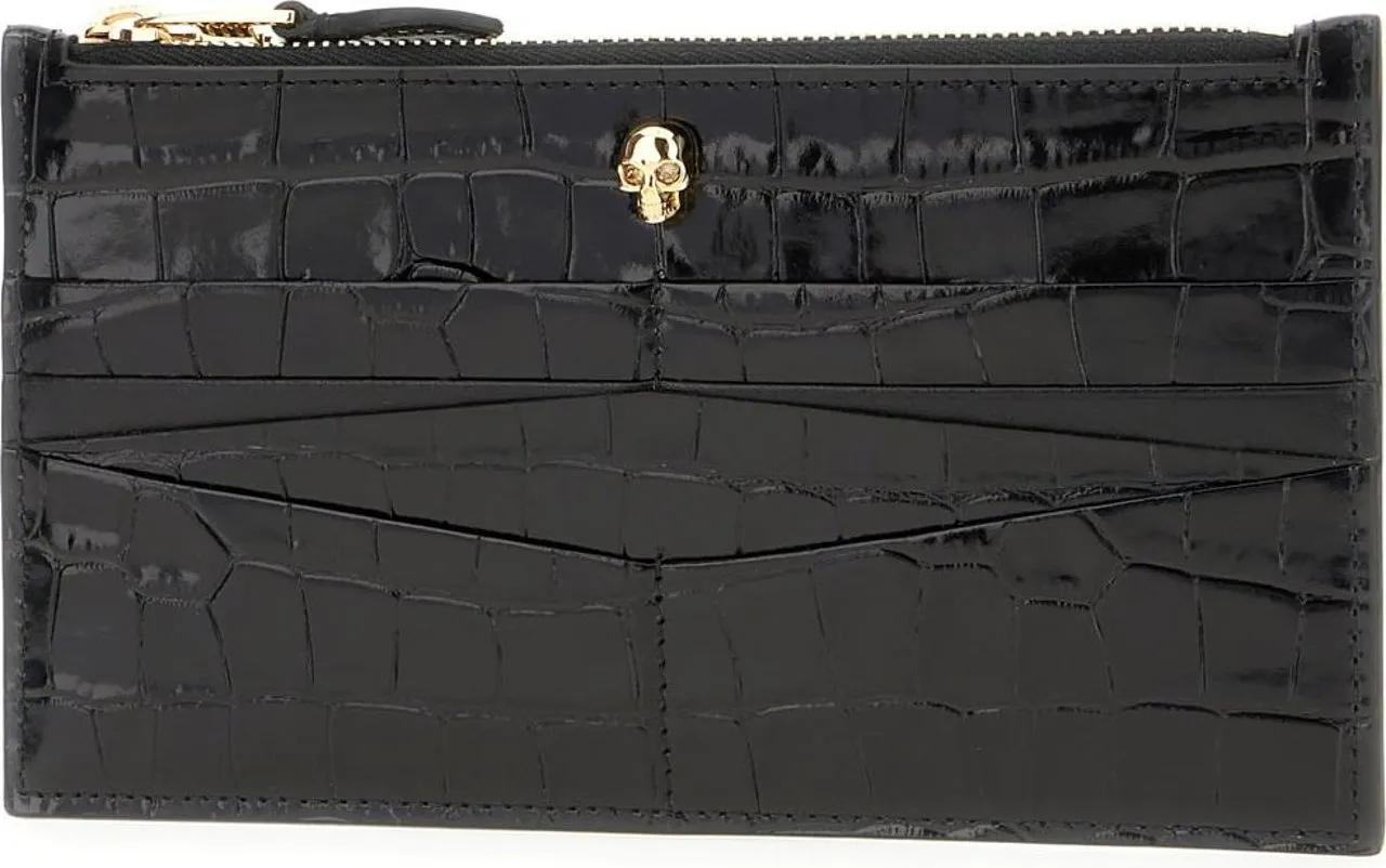 Thumbnail - Alexander McQueen Portemonnaie - Wallet Black - Gr. unisize - in Schwarz - für Damen