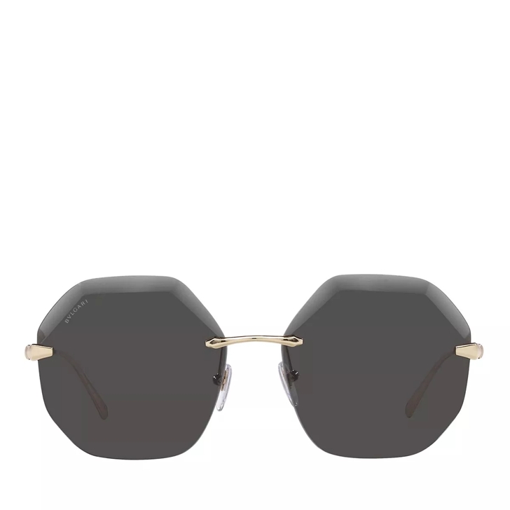 Bvlgari gold store plated sunglasses