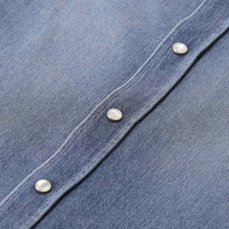 Saint Laurent Hemd Hemd aus Denim blau(Image 5)