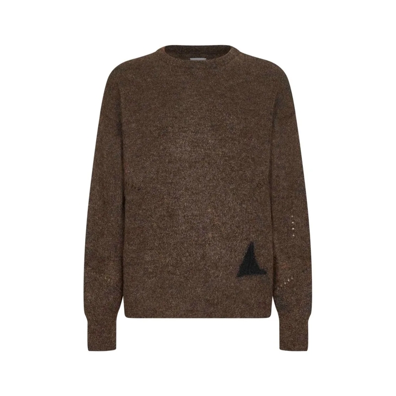 Roa Pullover Dropstitch Sweater – Brown Brown