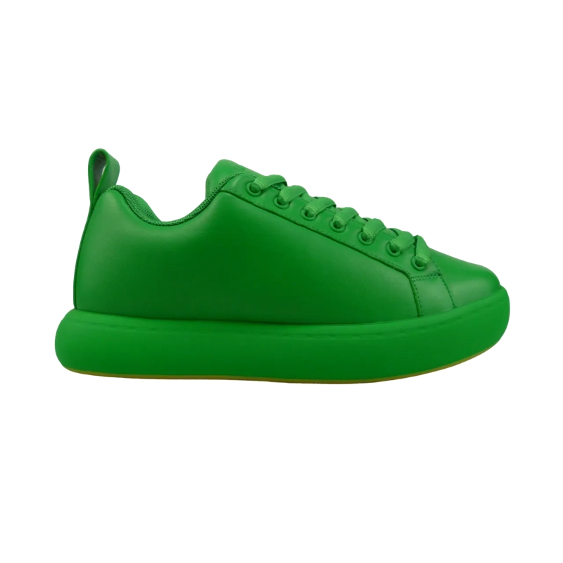Bottega Veneta Low-Top-Sneaker Sneakers verde in pelle grün