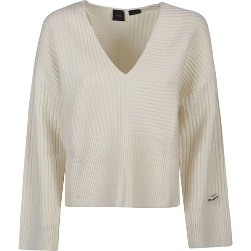 Pinko Sweatshirts Aphrodite Giant Sweater White weiß