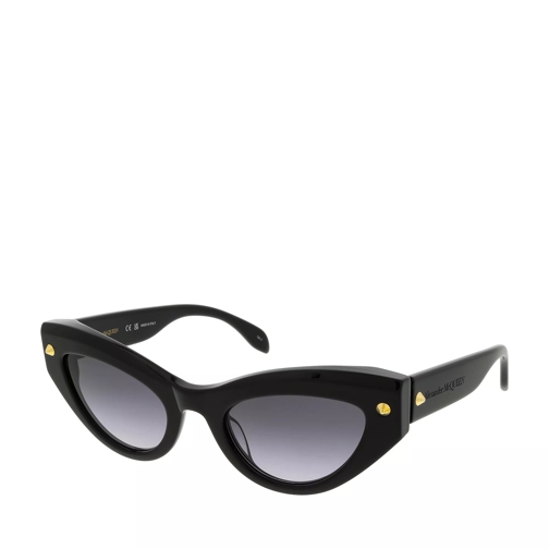 Alexander McQueen AM0407S BLACK-BLACK-GREY Sonnenbrille