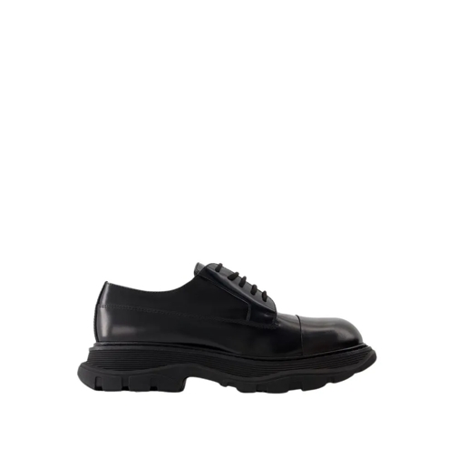 Alexander McQueen Treadslick Loafers - Leather - Black Black Schnürschuhe