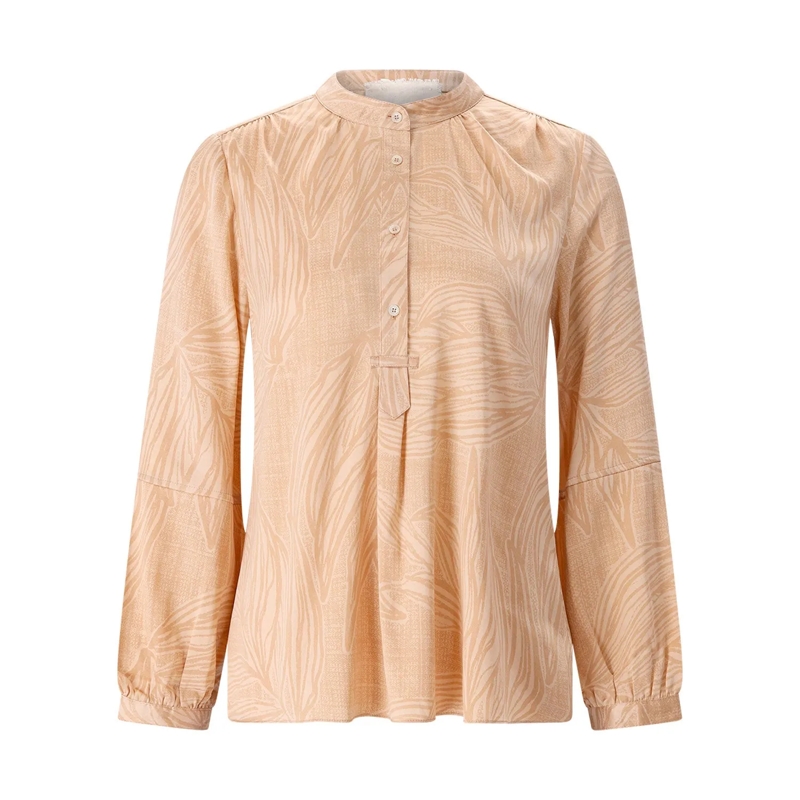 Friendly Hunting T-shirt Blusenshirt Mitra aus Seide orange